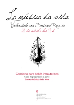 Concierto de violonchelo para bebés intraruterinos