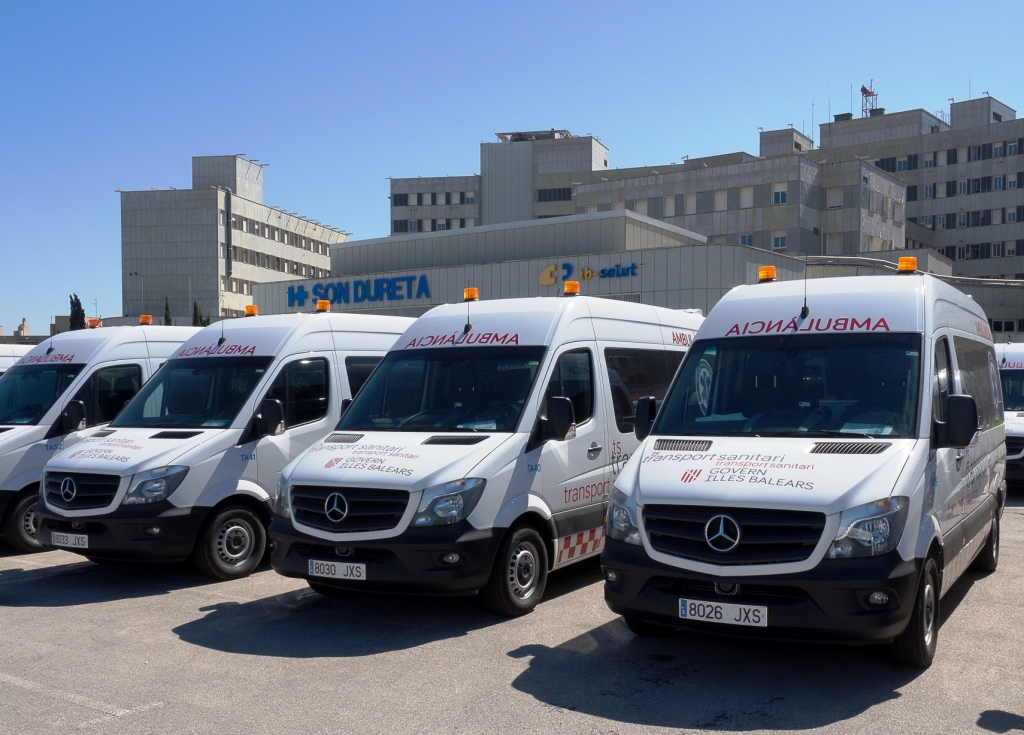 La Gerencia del 061 dispone de 118 nuevas ambulancias de transporte sanitario no urgente 